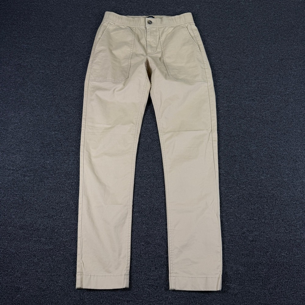 Express Pants Mens XS Jogger Utility Tan Khaki Elastic Waist EUC 003043679